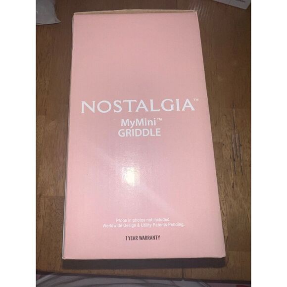 Nostalgia MyMini Personal Electric Griddle, Pink - Picture 8 of 8